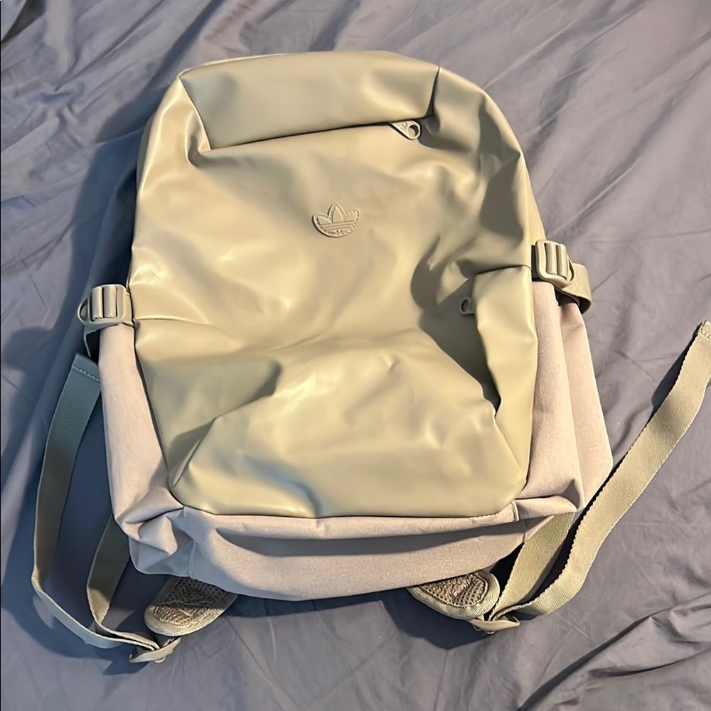 Adidas Beige Laptop Backpack